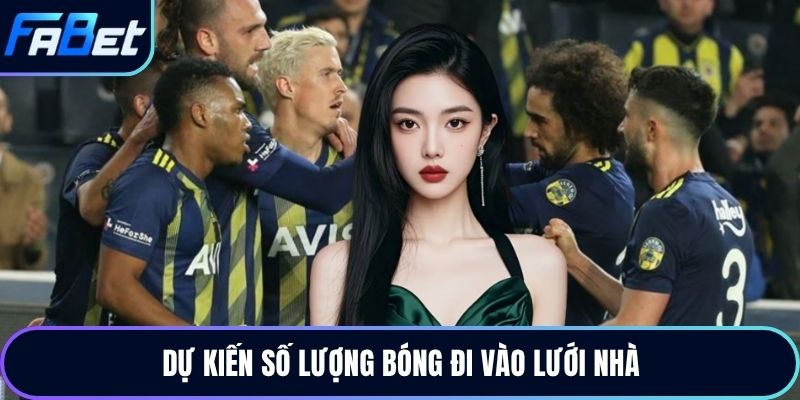 Dự kiến số lượng bóng đi vào lưới nhà