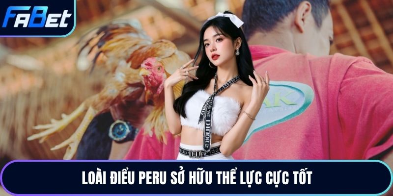 Loài điểu Peru sở hữu thể lực cực tốt