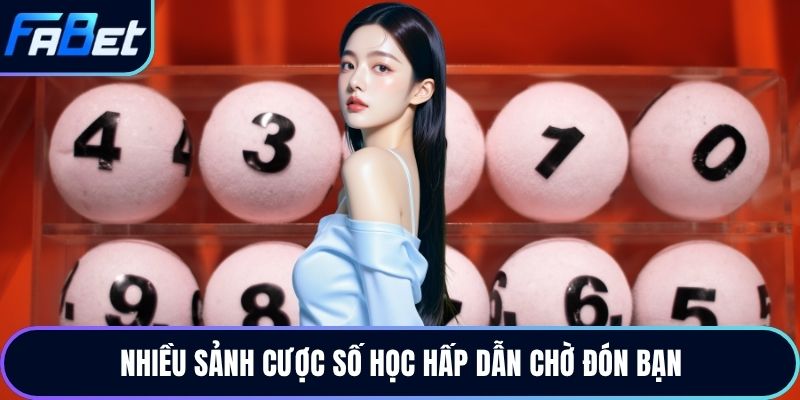 Nhiều sảnh cược số học hấp dẫn chờ đón bạn